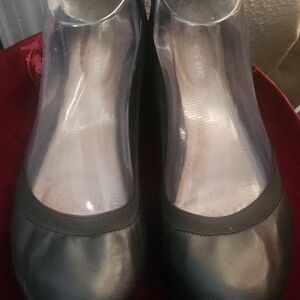 Lands' End Black Ballet Flats Size 9.5